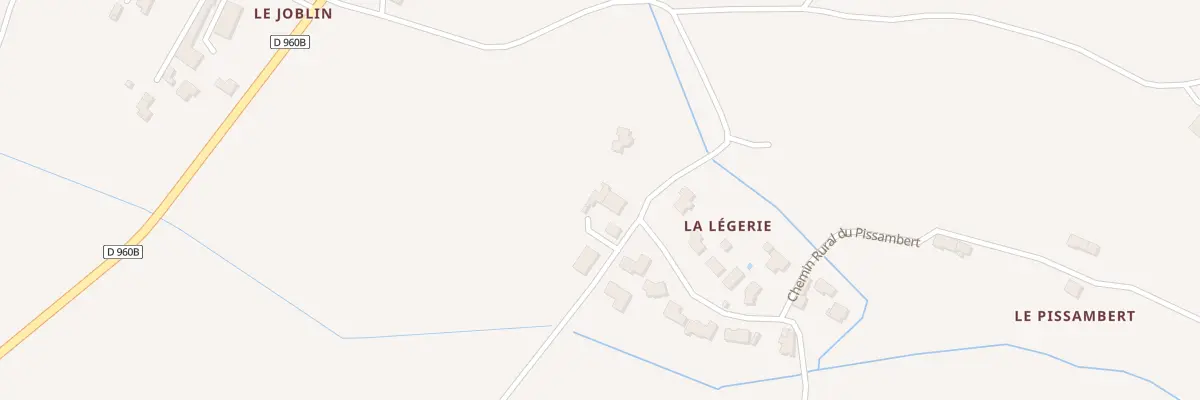 Plan du 102 La Legerie à Saint-Prouant