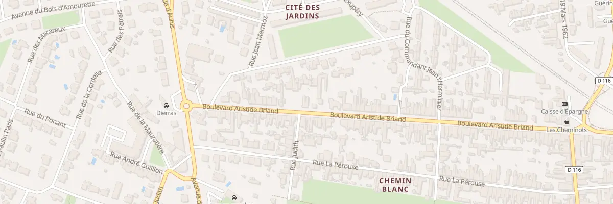 Plan du 87B Bd Aristide Briand à Rochefort