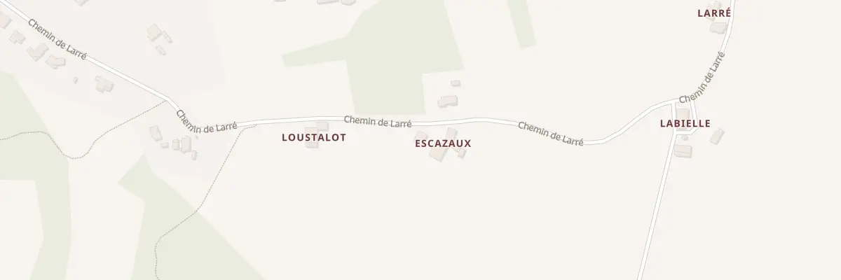 Plan du 692 Che de Larre à Pouillon