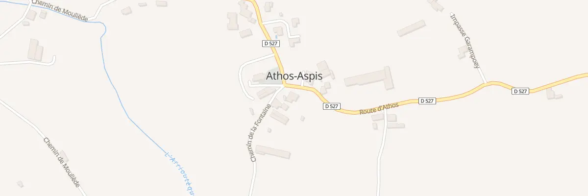 Plan du 40 Rte d’ATHOS à Athos-Aspis