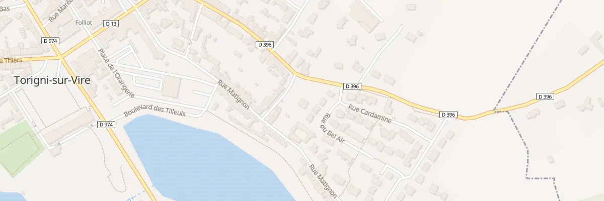 Plan du 9004 Rue de la Commune Torigny à Torigny-les-Villes