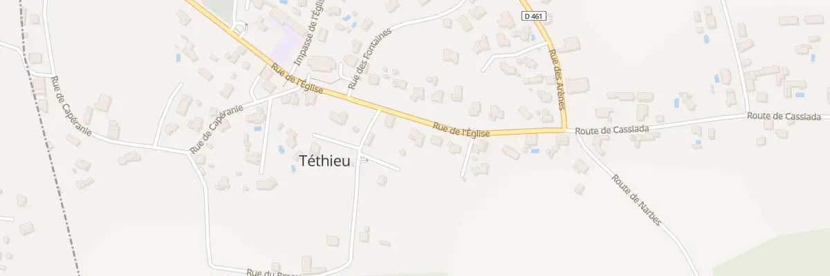 Plan du 167 Rue de l’Eglise à Téthieu