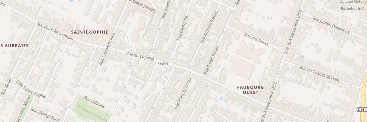 Plan du 115 Rue du Quatorze Juillet à Rochefort