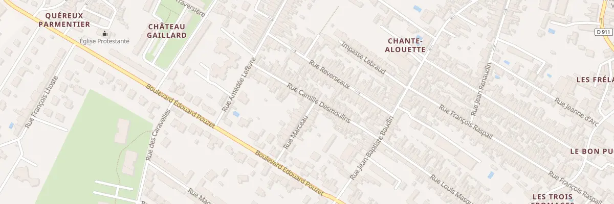 Plan du 1 Rue Marceau à Rochefort