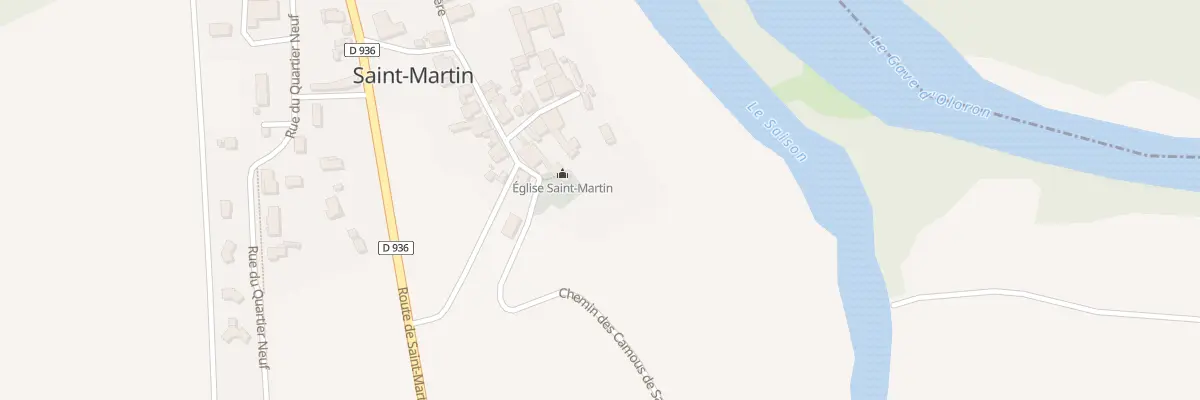 Plan du 5551 Village à Autevielle-Saint-Martin-Bideren