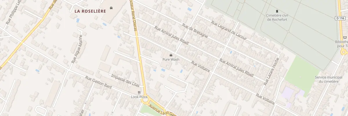 Plan du 122B Rue Voltaire à Rochefort