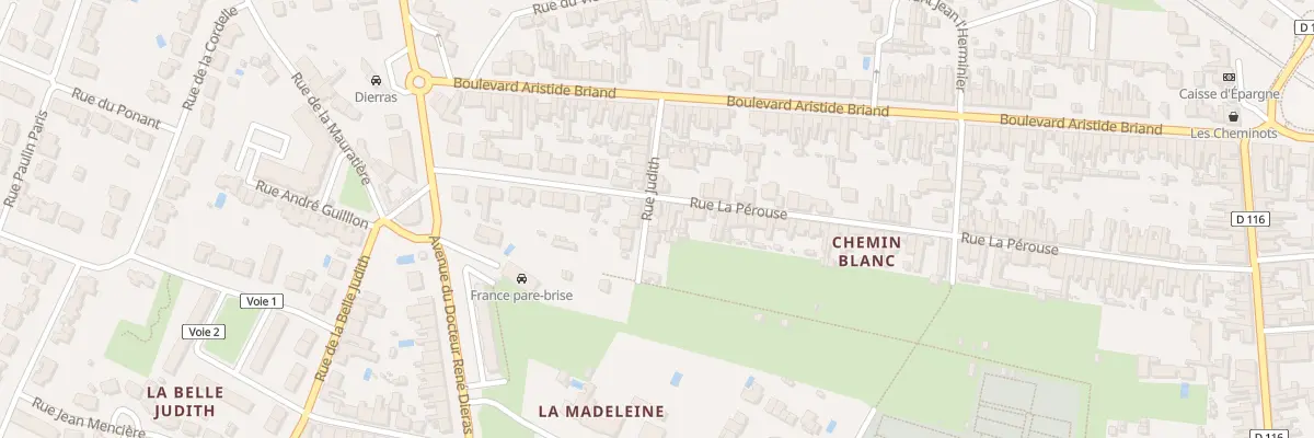 Plan du 100 Rue Laperouse à Rochefort