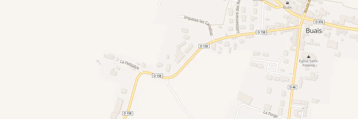 Plan du 12 Rte de Landivy Buais à Buais-Les-Monts