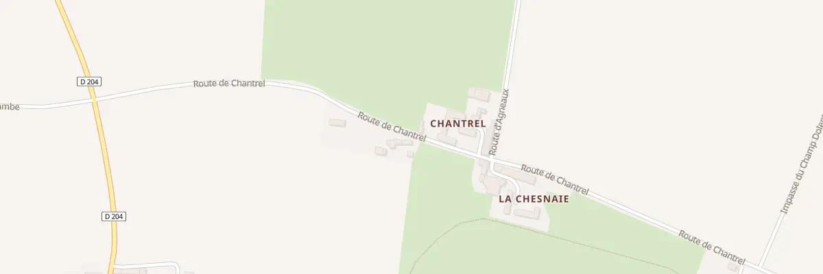 Plan du 11 Rte de Chantrel à Deux-Jumeaux