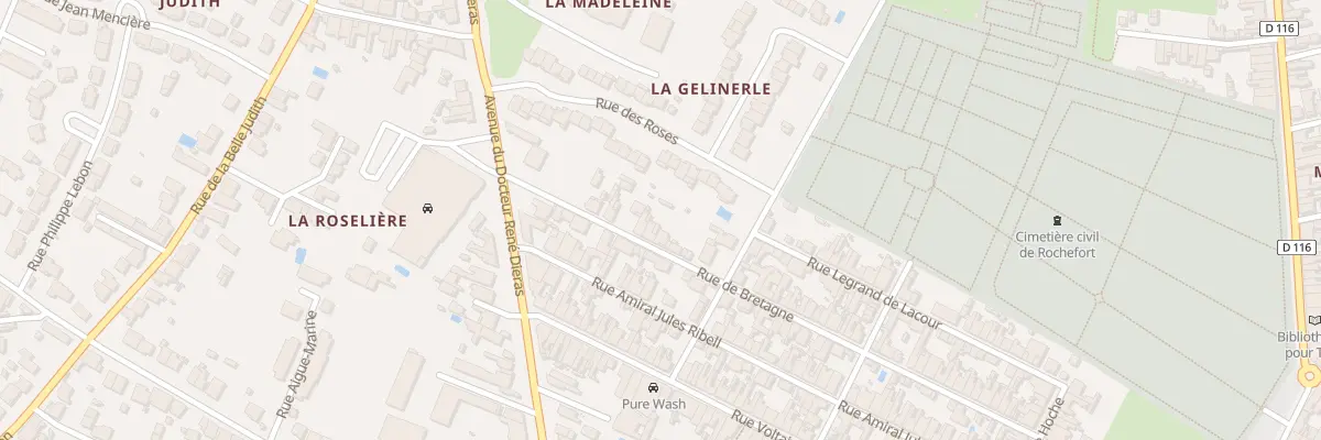 Plan du 55T Rue de Bretagne à Rochefort
