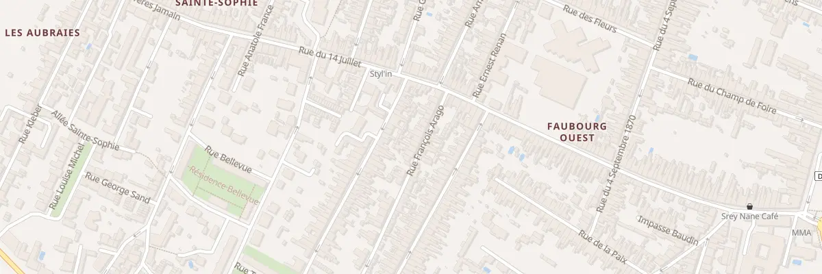 Plan du 15 Rue Arago à Rochefort