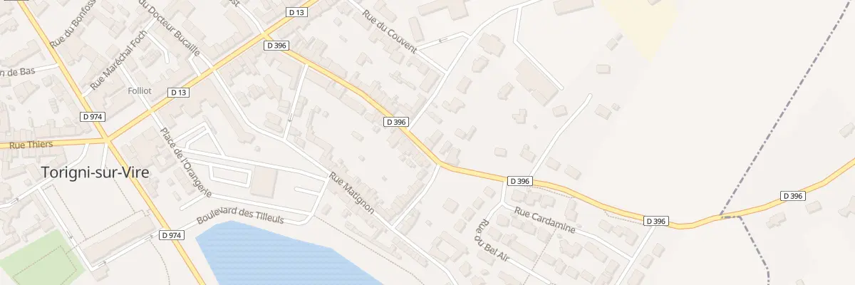 Plan du 35B Rue Dugage Torigny à Torigny-les-Villes