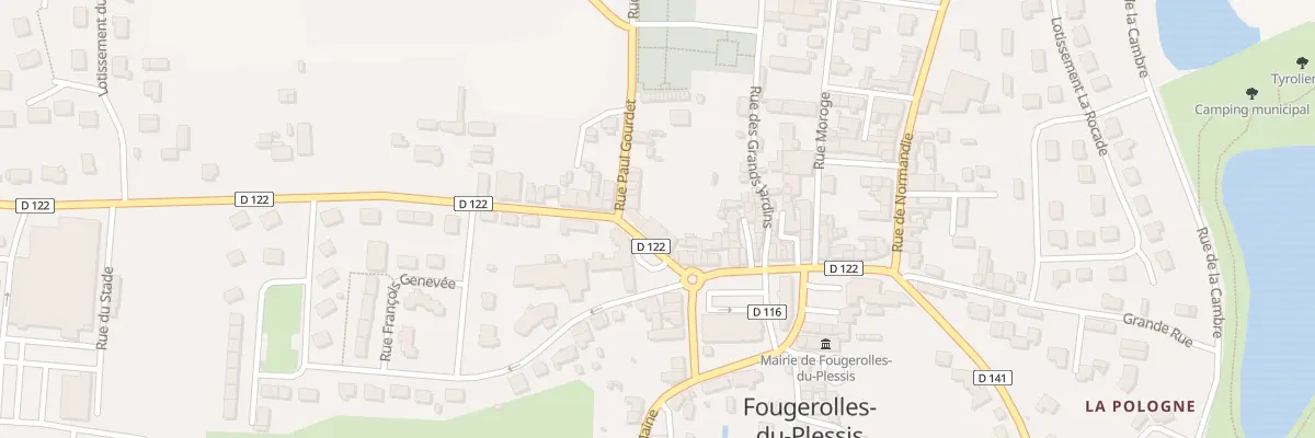 Plan du 3 Pl 11 Novembre 1918 à Fougerolles-du-Plessis