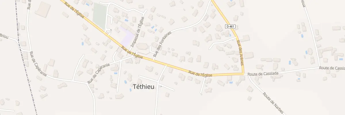Plan du 210 Rue de l’Eglise à Téthieu