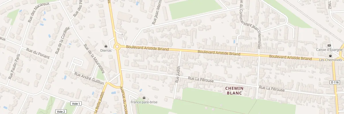 Plan du 152 Bd Aristide Briand à Rochefort