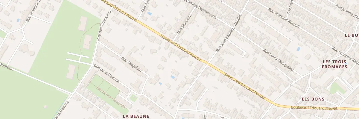 Plan du 92 Bd Edouard Pouzet à Rochefort