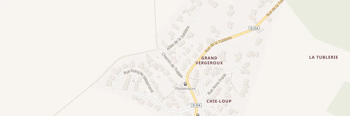 Plan du 3 Che de Trappe à Vergeroux