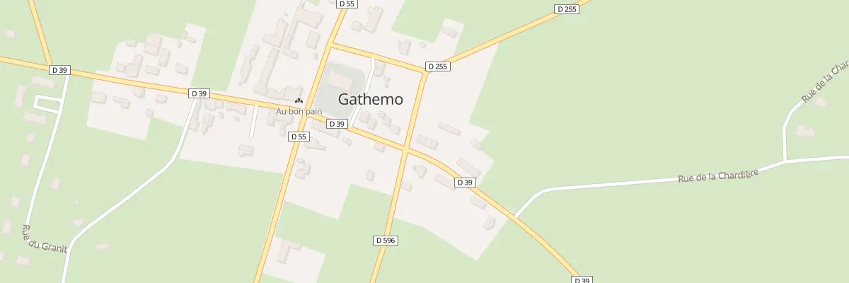 Plan du 5033 Le Bourg à Gathemo
