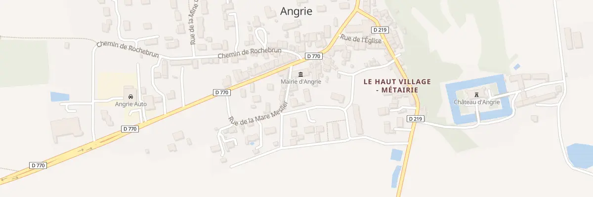 Plan du 1 Rue de la mare meslier à Angrie