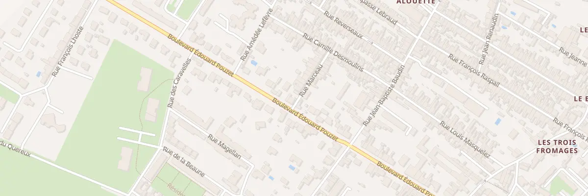 Plan du 23 Rue Marceau à Rochefort