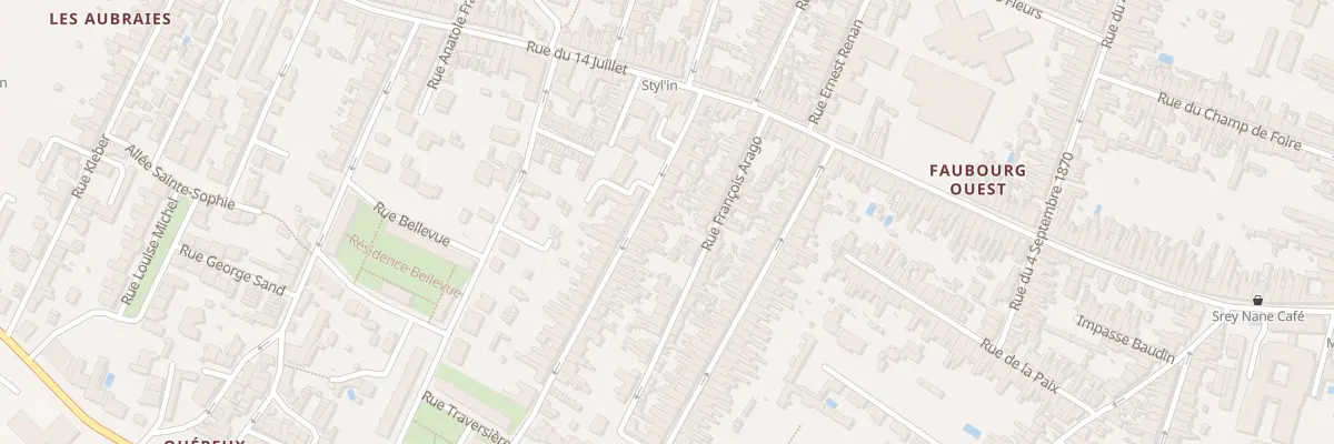 Plan du 25 Rue Ledru Rollin à Rochefort