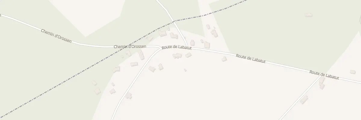 Plan du 1635 Rte de Labatut à Misson