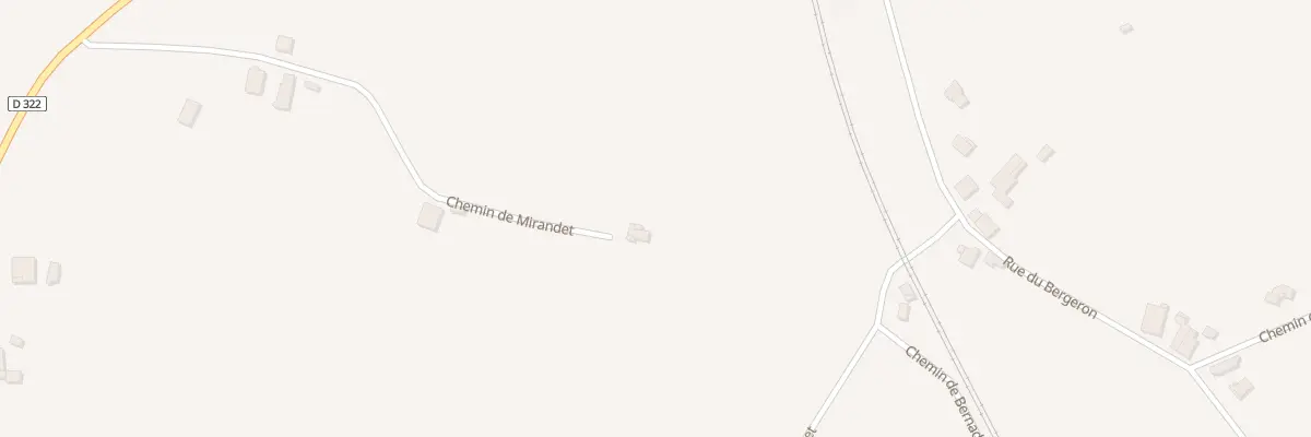 Plan du 497 Che de Mirandet à Mimbaste