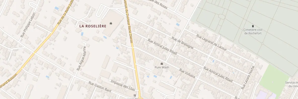 Plan du 157 Rue Voltaire à Rochefort