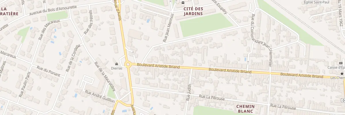 Plan du 101 Bd Aristide Briand à Rochefort
