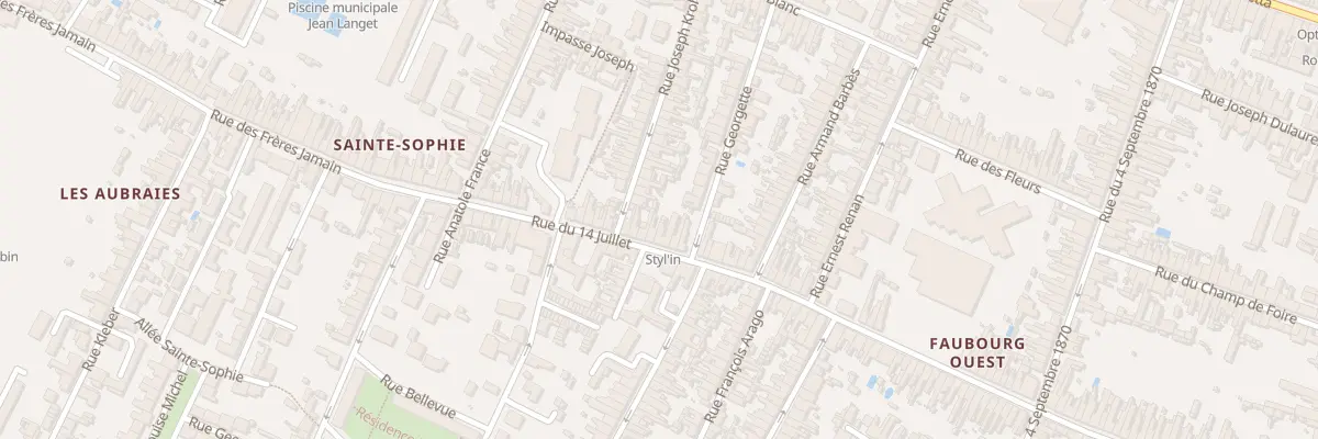 Plan du 129 Rue du Quatorze Juillet à Rochefort