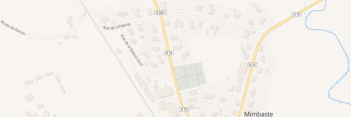 Plan du 326B Rue de la Poste à Mimbaste