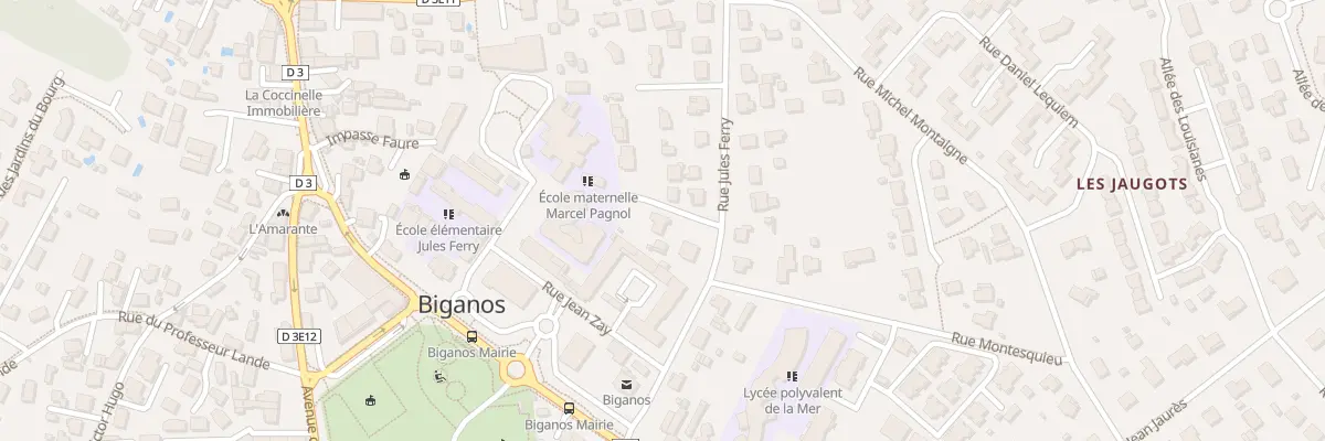 Plan du 5B Rue Jules Ferry à Biganos