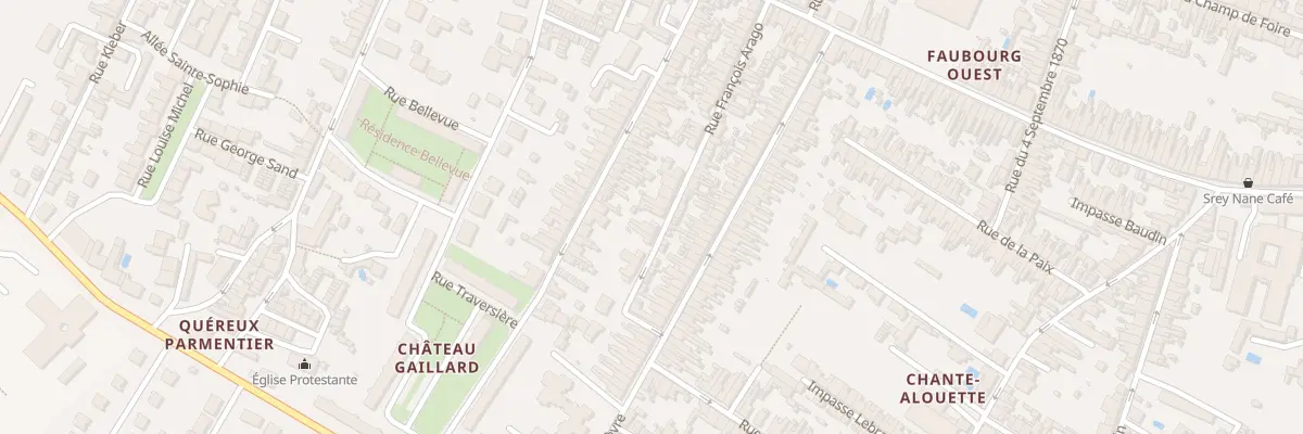 Plan du 37B Rue Arago à Rochefort