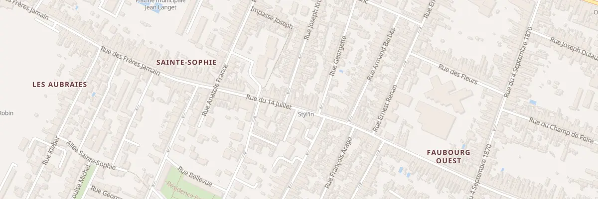 Plan du 131 Rue du Quatorze Juillet à Rochefort