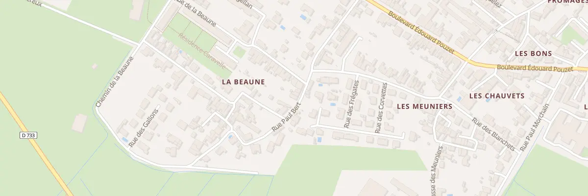 Plan du 7 Rue Paul Bert à Rochefort