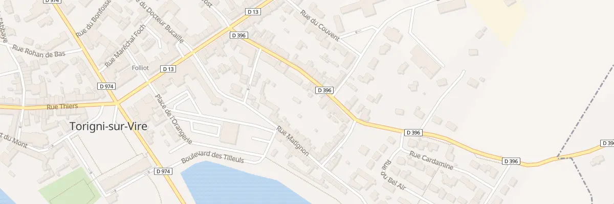 Plan du 16 Rue Dugage Torigny à Torigny-les-Villes