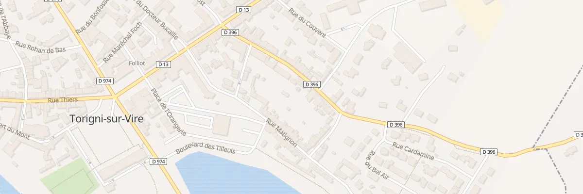 Plan du 14 Rue Dugage Torigny à Torigny-les-Villes