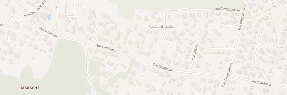 Plan du 39 Rue Gambetta à Biganos