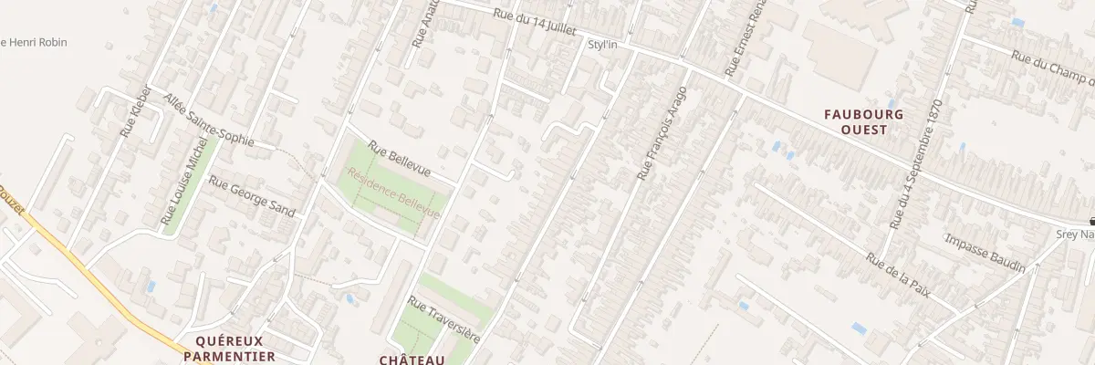 Plan du 40 Rue Ledru Rollin à Rochefort