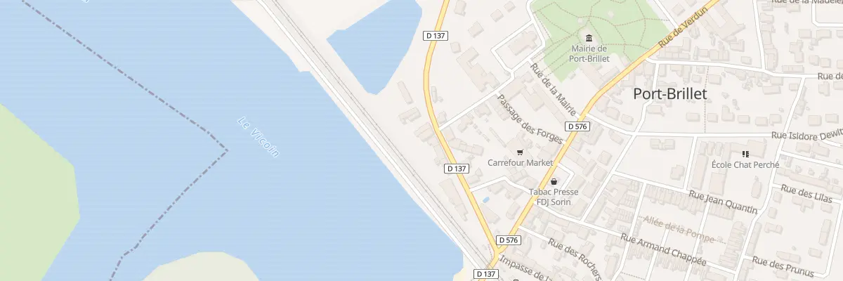 Plan du 15 Rue du Bourgneuf à Port-Brillet