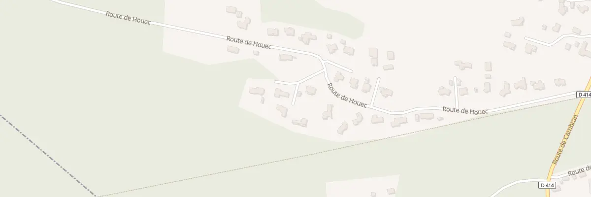 Plan du 1278 Rte de Houec à Candresse