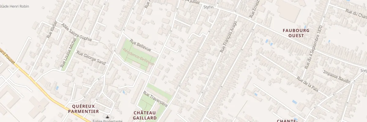 Plan du 48 Rue Ledru Rollin à Rochefort