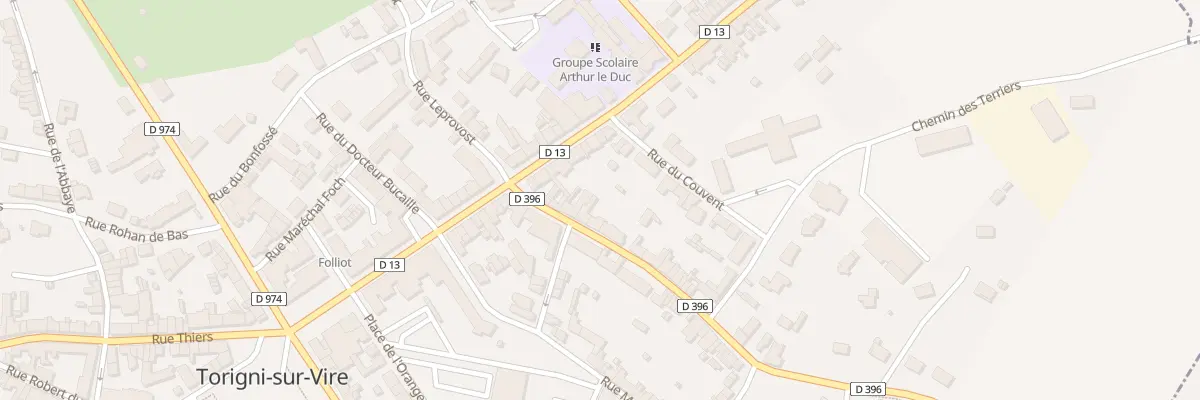 Plan du 11 Rue Dugage Torigny à Torigny-les-Villes