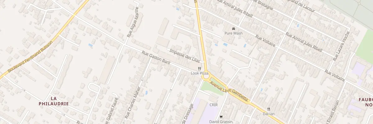 Plan du 5 Rue Baril à Rochefort