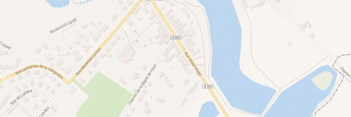 Plan du 34 Rue Victor Hugo Torigny à Torigny-les-Villes