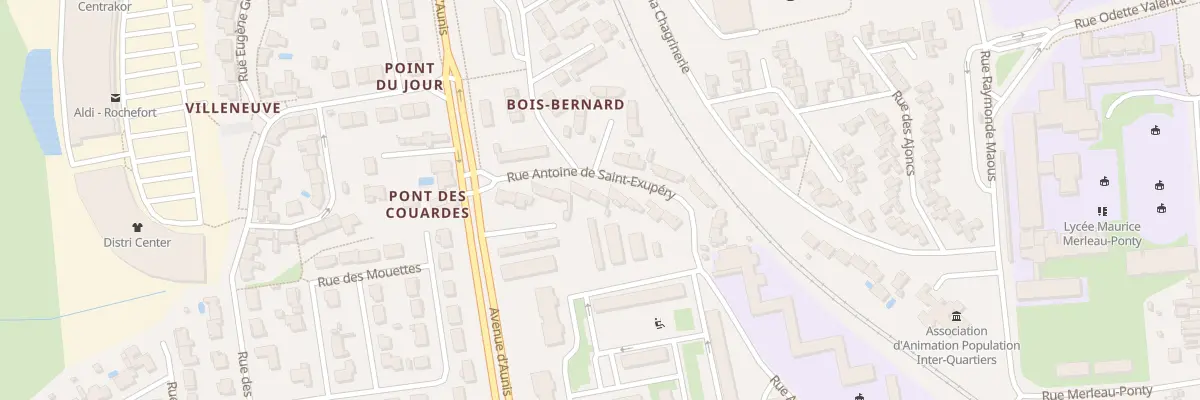 Plan du 11 Rue Antoine Saint Exupery à Rochefort