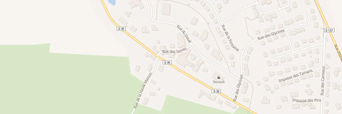 Plan du 3 Rue des Serres au Bourgneuf-la-Forêt