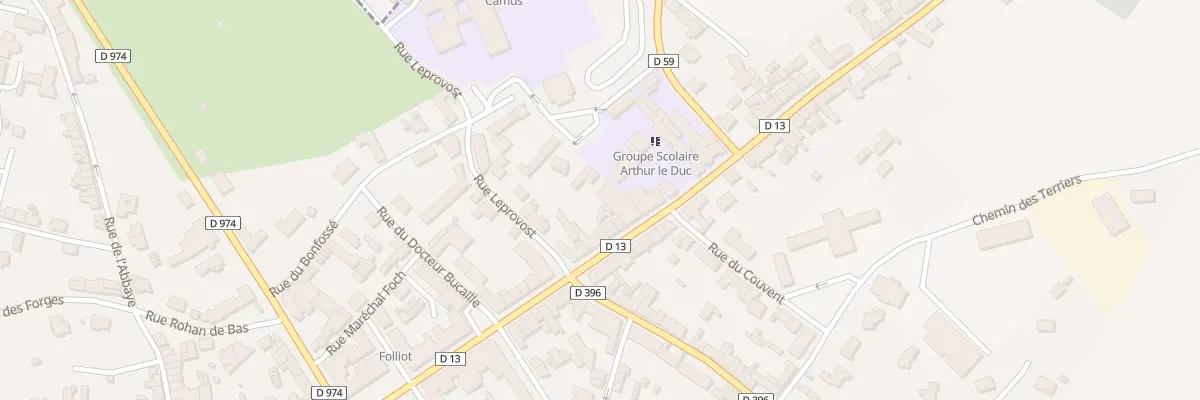 Plan du 13 Rue Danican Torigny à Torigny-les-Villes