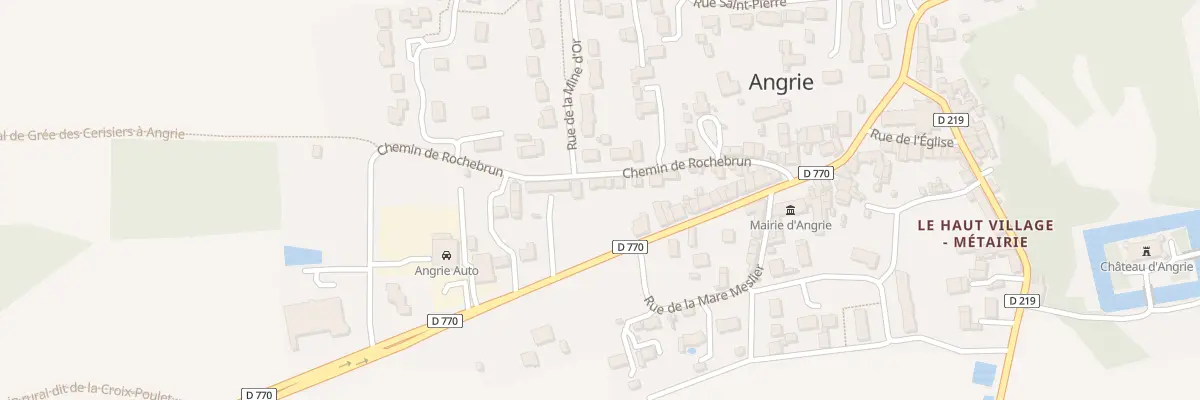 Plan du 3 Che de Rochebrun à Angrie