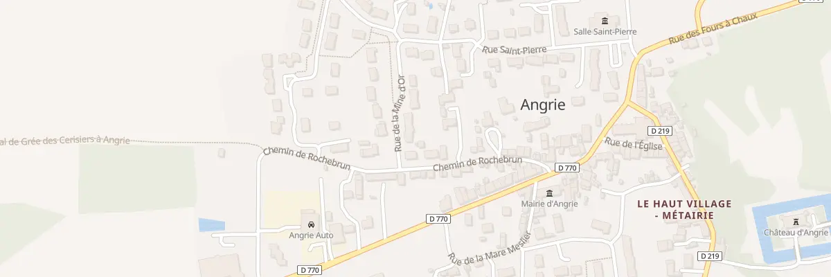Plan du 1 Rue de la mine d’or à Angrie
